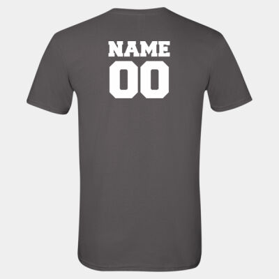 Savannah Bananas w/Name & # - Softstyle® T-Shirt Thumbnail