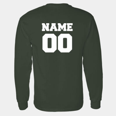 Bisons w/ Name & # - Women's Very Important Tee ® V Neck - Heavy Cotton™ Long Sleeve T-Shirt Thumbnail