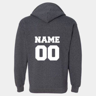 Bisons w/ Name & # - Heavy Blend™ Full-Zip Hooded Sweatshirt Thumbnail