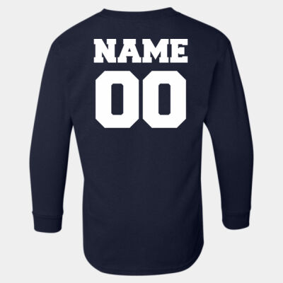 Bisons w/ Name & # - Women's Very Important Tee ® V Neck - Heavy Cotton™ Youth Long Sleeve T-Shirt Thumbnail