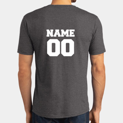 Bisons w/ Name & # - Women's Very Important Tee ® V Neck - Perfect Tri ® DTG Tee Thumbnail