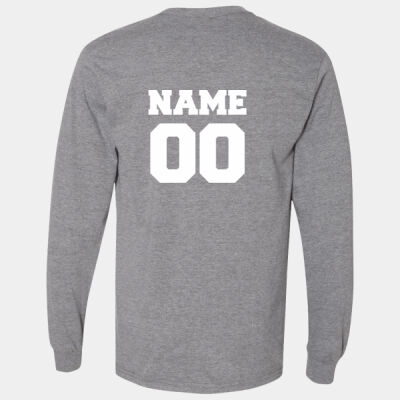 Bisons w/ Name & # - Women's Very Important Tee ® V Neck - Hammer™ Long Sleeve T-Shirt Thumbnail