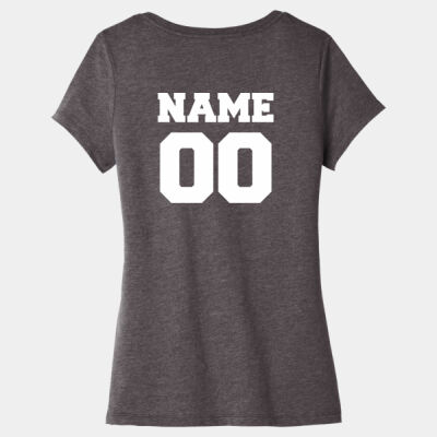 Bisons w/ Name & # - Women's Very Important Tee ® V Neck - Women's Very Important Tee ® V Neck Thumbnail