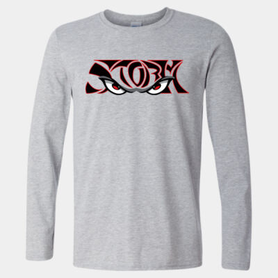 Elsinore Storm w/ Name & # - Softstyle® Long Sleeve T-Shirt Thumbnail