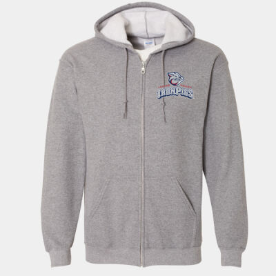 Iron Pigs w/ Name & # - Heavy Blend™ Full-Zip Hooded Sweatshirt Thumbnail