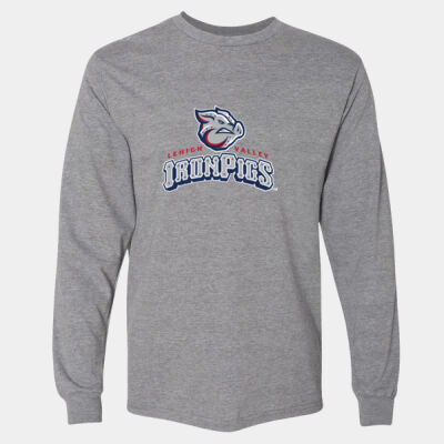 Iron Pigs w/ Name & # - Hammer™ Long Sleeve T-Shirt Thumbnail