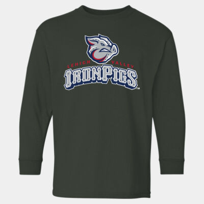 Iron Pigs - Heavy Cotton™ Youth Long Sleeve T-Shirt Thumbnail