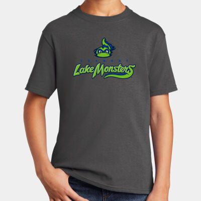 Lake Monsters w/ Name & # - Youth Core Cotton DTG Tee Thumbnail