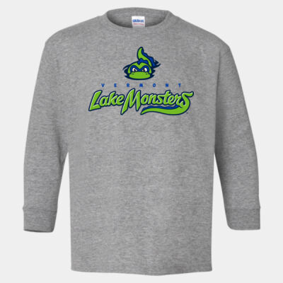 Lake Monsters w/ Name & # - Heavy Cotton™ Youth Long Sleeve T-Shirt Thumbnail
