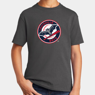 Louisville Bats w/ Name & # - Youth Core Cotton DTG Tee Thumbnail
