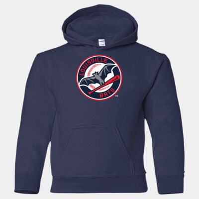 Louisville Bats w/ Name & # - Heavy Blend™ Youth Hooded Sweatshirt Thumbnail