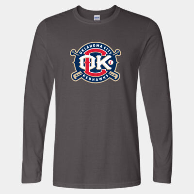 Oklahoma City Redhawks w/ Name & # - Softstyle® Long Sleeve T-Shirt Thumbnail