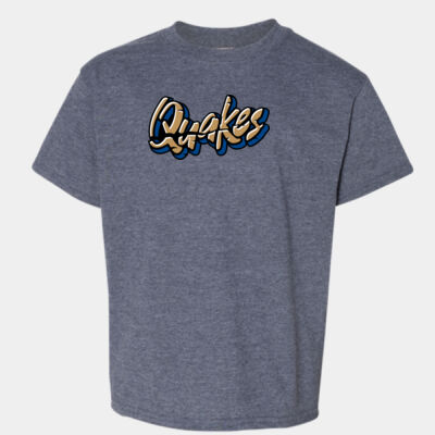 Quakes w/ Name & # - Softstyle® Youth T-Shirt Thumbnail