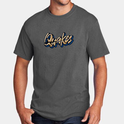 Quakes w/ Name & # - Core Cotton DTG Tee Thumbnail