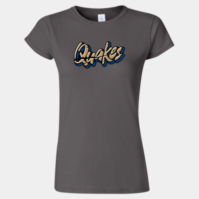 Quakes - Softstyle® Women’s T-Shirt Thumbnail