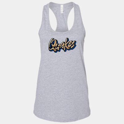 Quakes - Women's Jersey Racerback Tank Thumbnail