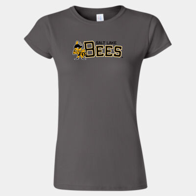 Salt Lake Bees w/ Name & # - Softstyle® Women’s T-Shirt Thumbnail