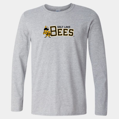 Salt Lake Bees w/ Name & # - Softstyle® Long Sleeve T-Shirt Thumbnail