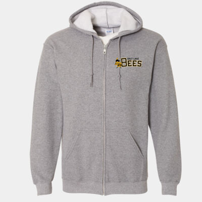 Salt Lake Bees w/ Name & # - Heavy Blend™ Full-Zip Hooded Sweatshirt Thumbnail