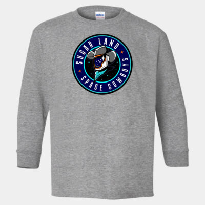 Space Cowboys w/ Name & # - Heavy Cotton™ Youth Long Sleeve T-Shirt Thumbnail