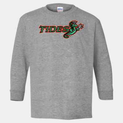 Tides - Heavy Cotton™ Youth Long Sleeve T-Shirt Thumbnail