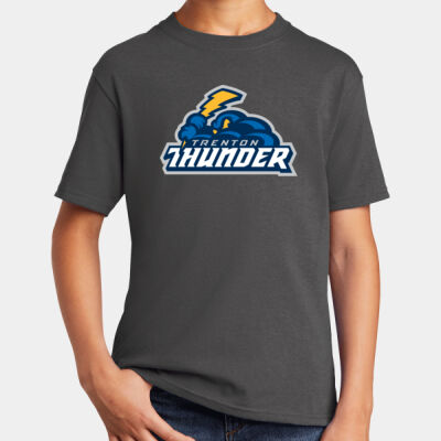 Trenton Thunder w/ Name &# - Youth Core Cotton DTG Tee Thumbnail