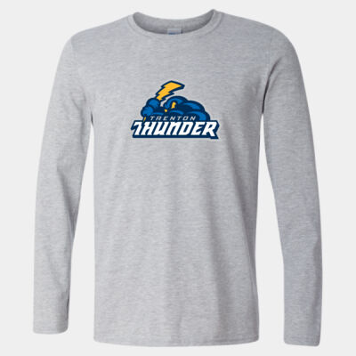 Trenton Thunder w/ Name &# - Softstyle® Long Sleeve T-Shirt Thumbnail