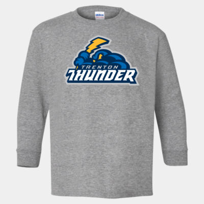 Trenton Thunder w/ Name &# - Heavy Cotton™ Youth Long Sleeve T-Shirt Thumbnail