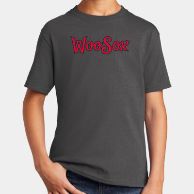 WooSox w/ Name & # - Youth Core Cotton DTG Tee Thumbnail