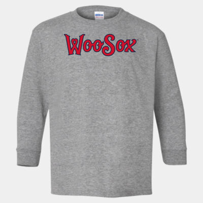 WooSox - Heavy Cotton™ Youth Long Sleeve T-Shirt Thumbnail