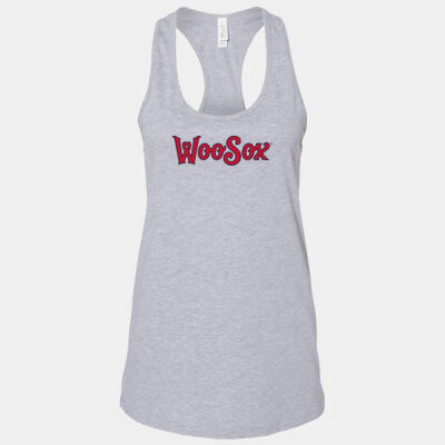 WooSox - Women's Jersey Racerback Tank Thumbnail